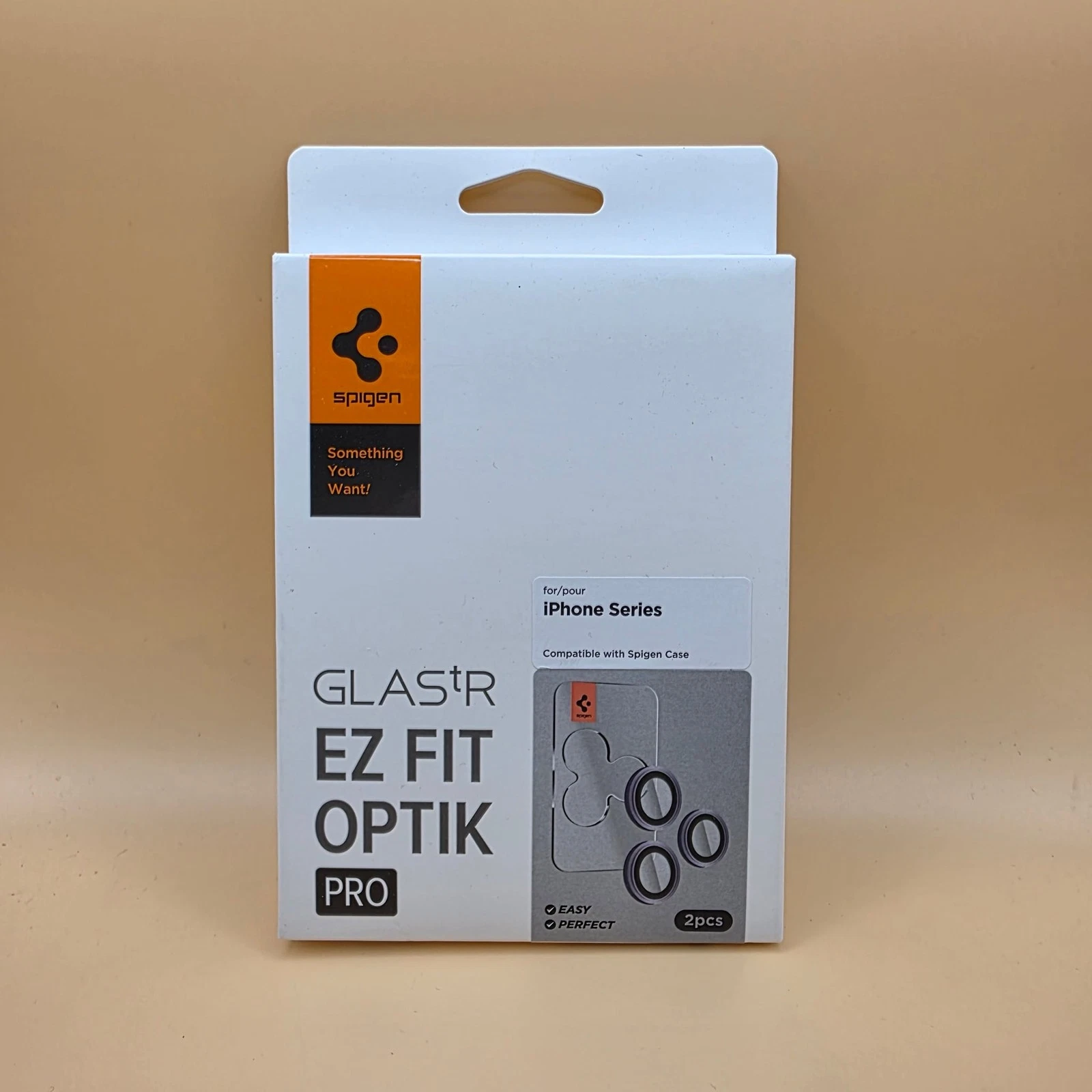 Spigen Optik Pro Camera Lens Protector for iPhone, 2-Pack